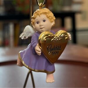 1999 Hallmark “Godchild” Angel Ornament – Vintage Keepsake